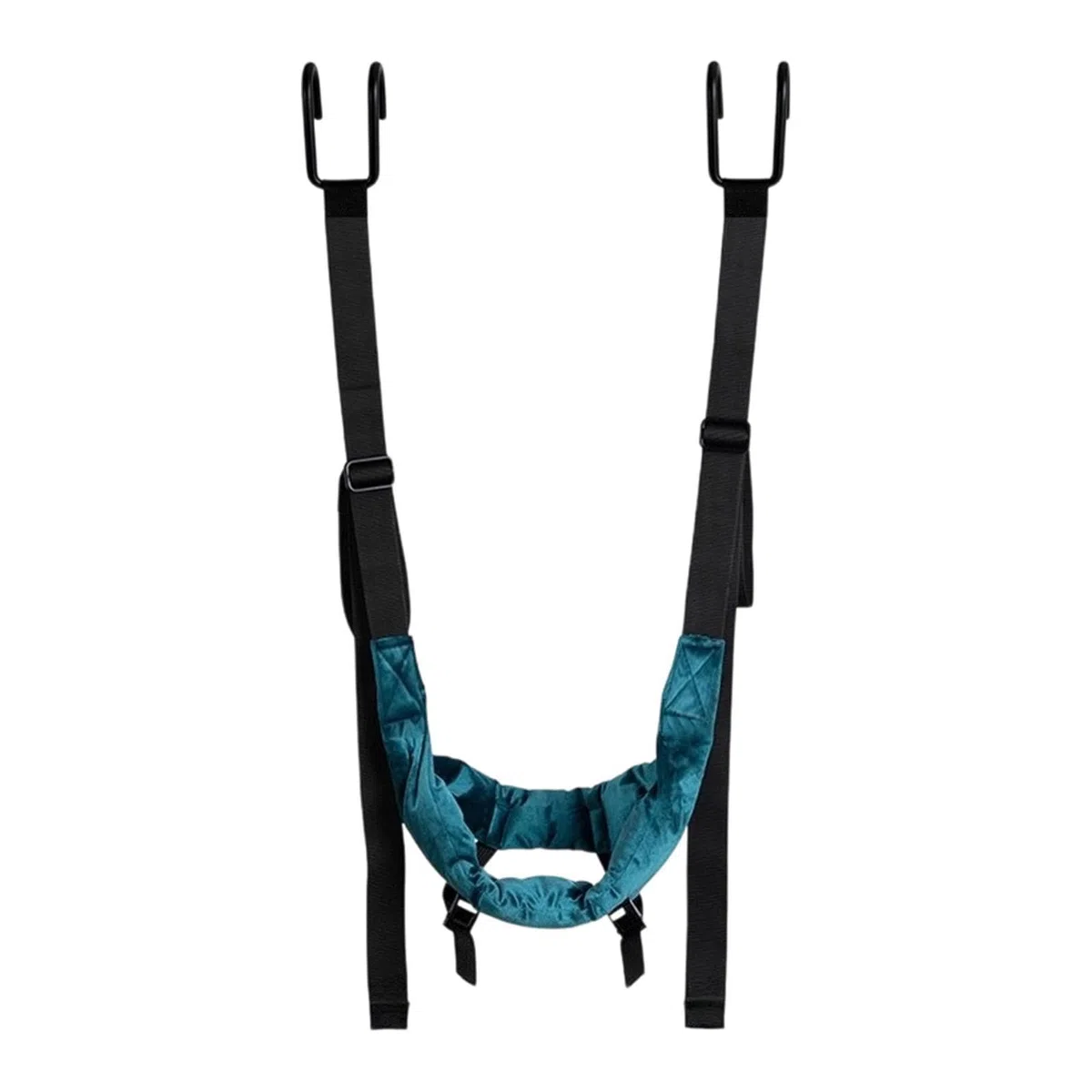 Dispositif de Traction Cervicale, Hamac D'étirement Du Cou, Respirant, Confortable, Facile à Installer, Sangle de Suspension Portable pour Femmes, Sans Poignée