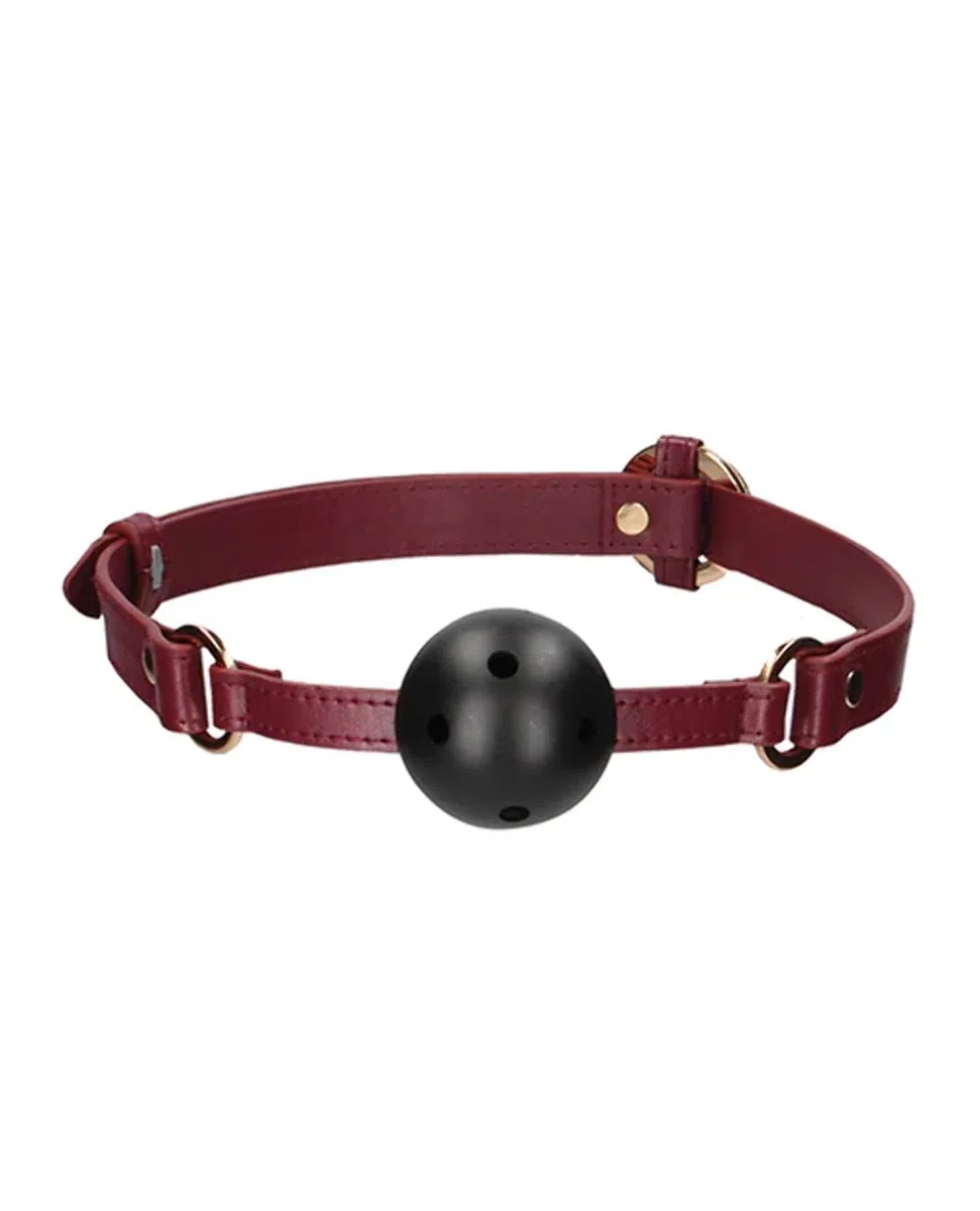 Ouch Halo - Breathable Ball Gag - Burgundy
