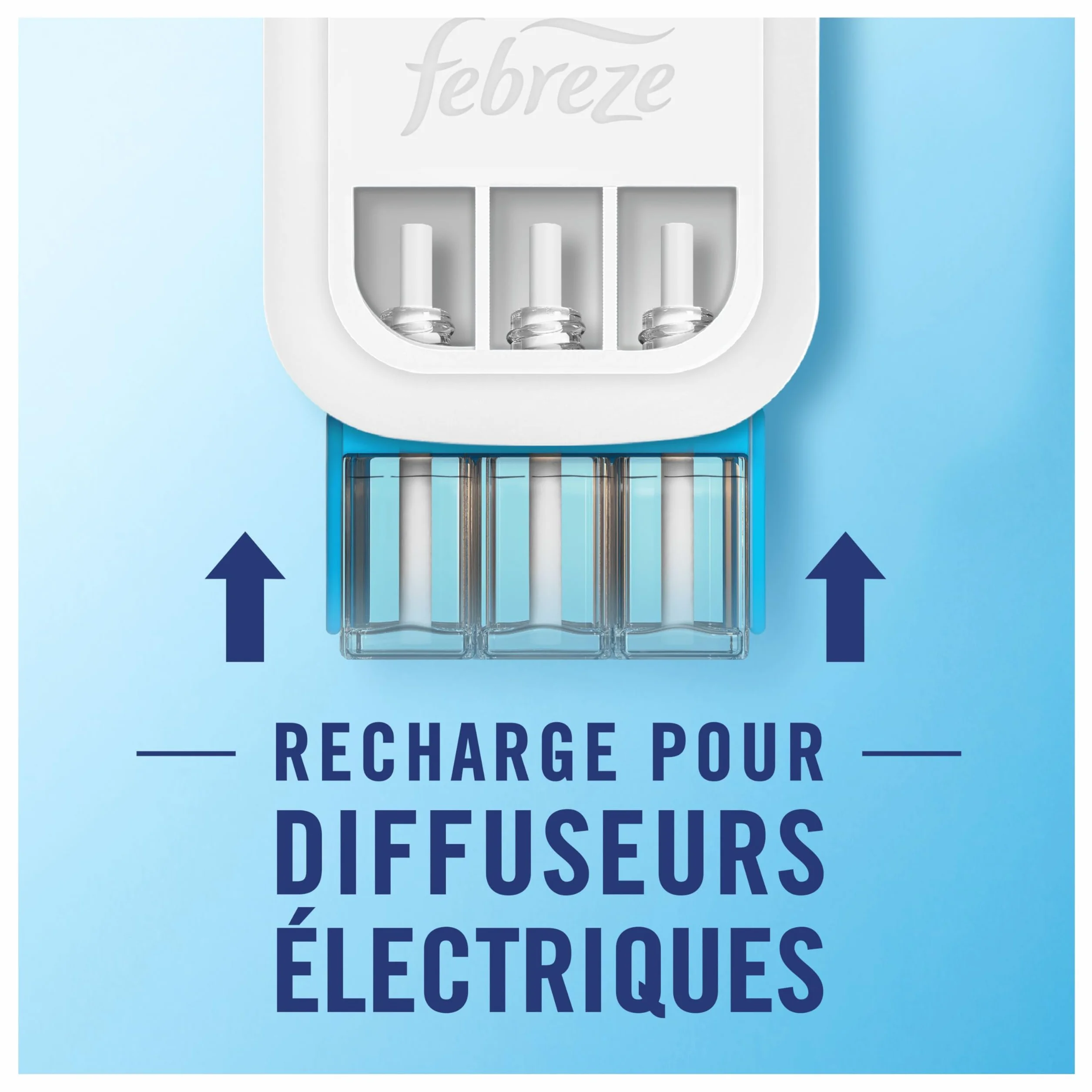 Febreze Désodorisant Électrique, Méga Pack de Recharges (4 Recharges de 20ml avec 3 Parfums en Alternance), Parfum Eveil Printanier de Lenor, Combat les Odeurs en Continu, Fraîcheur Jusqu'à 90 Jours