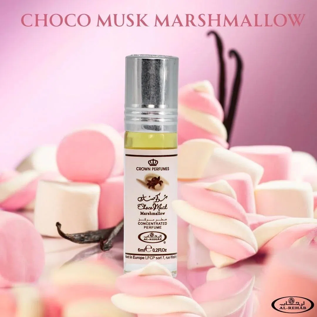 Ayat Perfumes - Coffret 4 Huiles Parfumées 6ml – Choco Musk Vanilla, Pistachio, Marshmallow & Cup Cake – Parfum de Dubaï – Mixte – Longue Durée