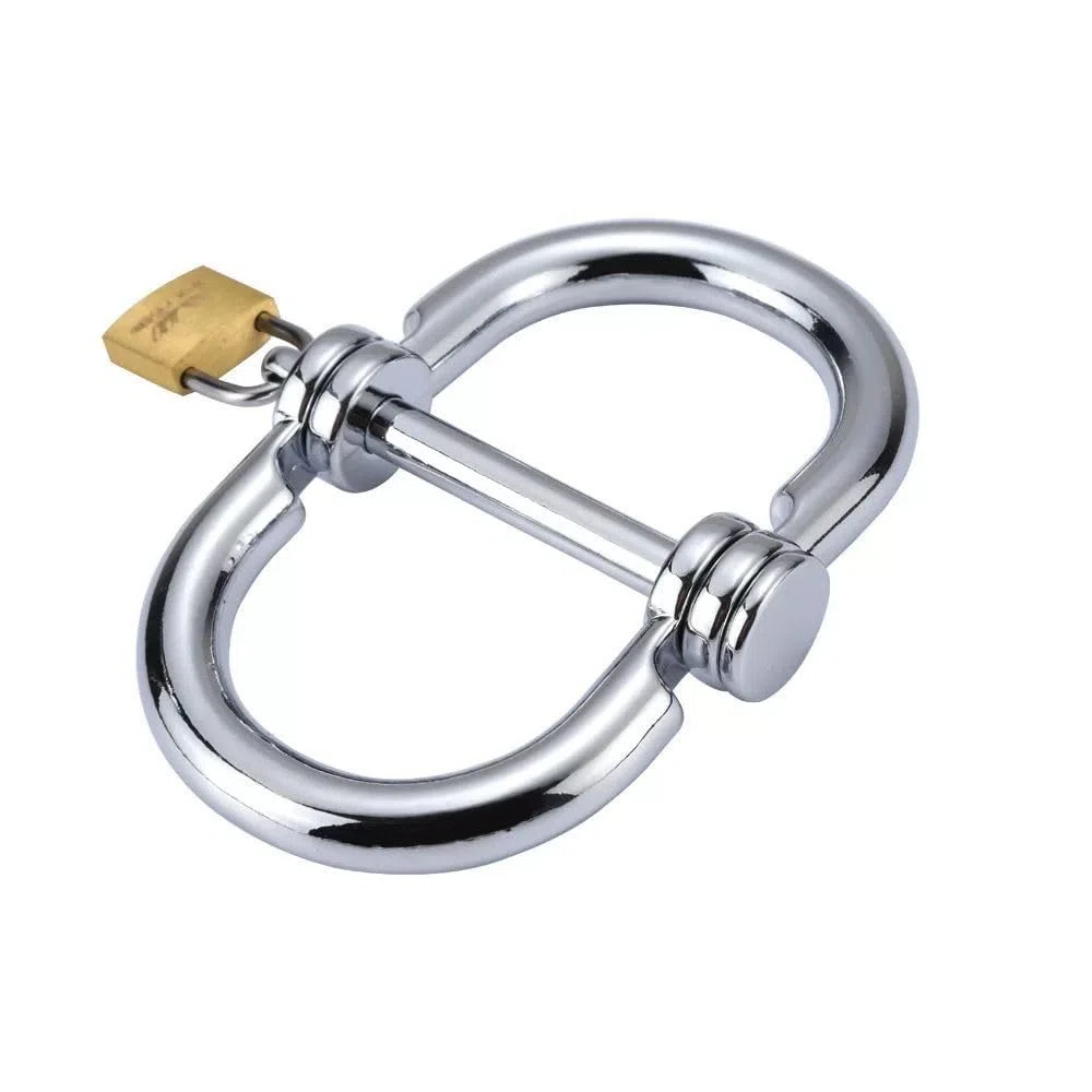 Menottes SM verrouillables en métal – avec cadenas et clés – accessoire intense pour jeux de bondage et scénarios fétichistes, pour femmes et hommes