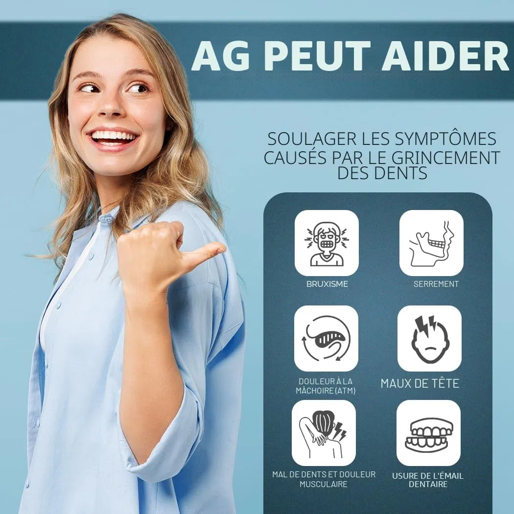 KOHEEL AG gouttiere dentaire ajustable, gouttiere dentaire nuit confortable, goutiere dent bruxisme, 12 pièces