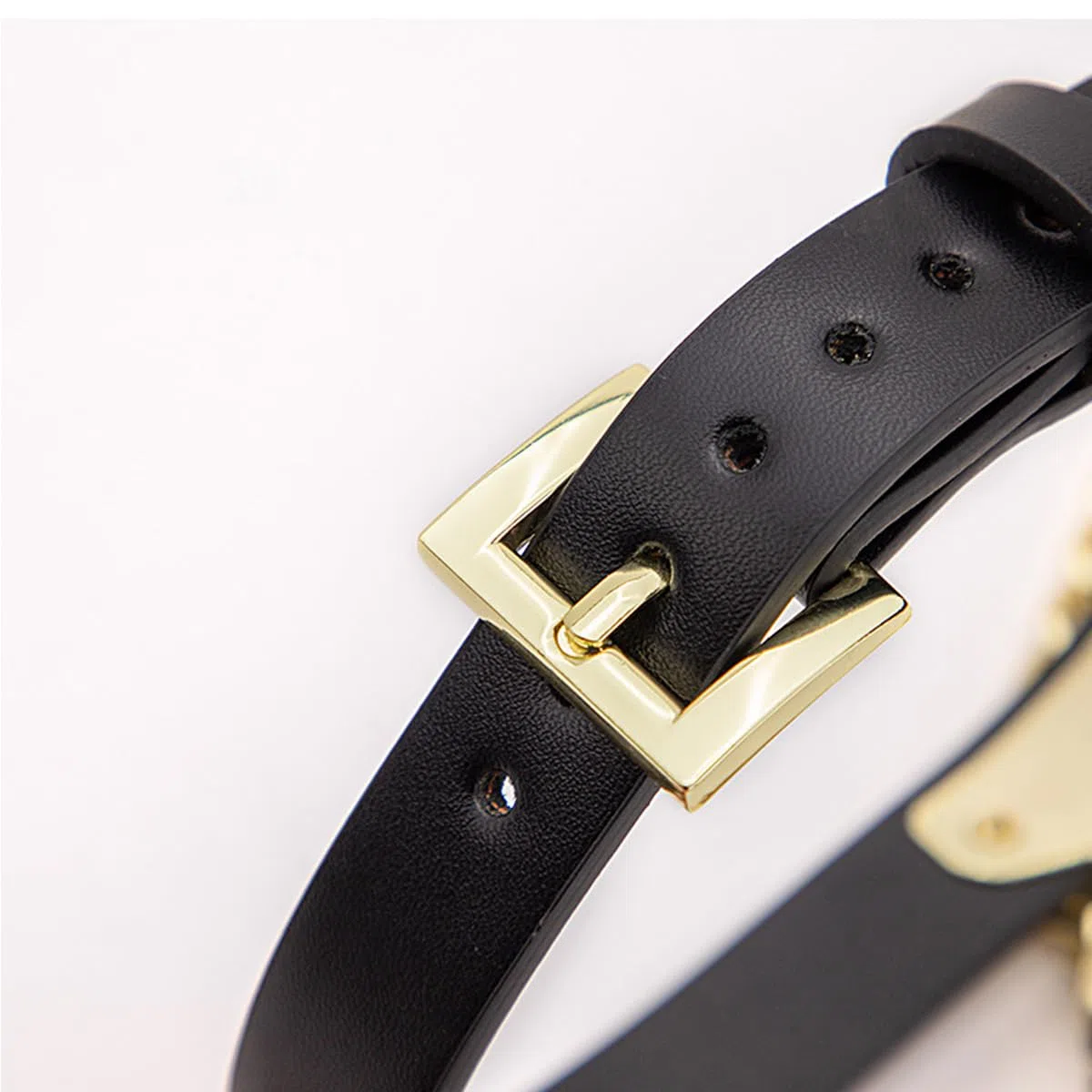 Faxianther Collier SM en Cuir PU pour Adultes jeu de couples BDSM collier ras du cou avec Laisse Réglable