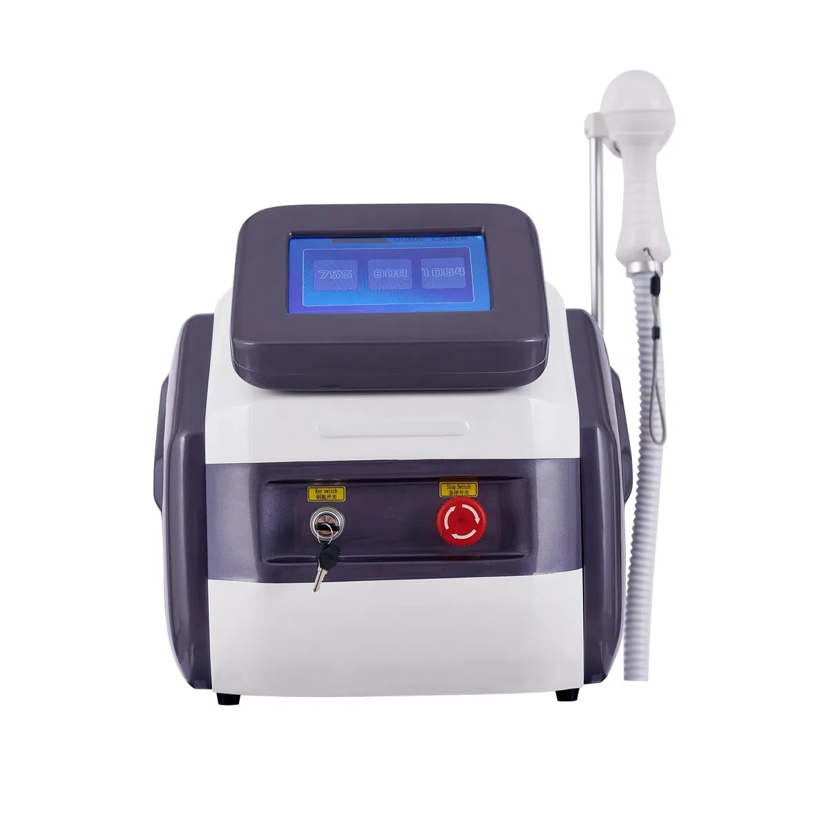 Machine d'épilation laser de diode de dispositif de refroidissement de glace de haute puissance 3500W 755 808 1064 longueur d'onde 808nm
