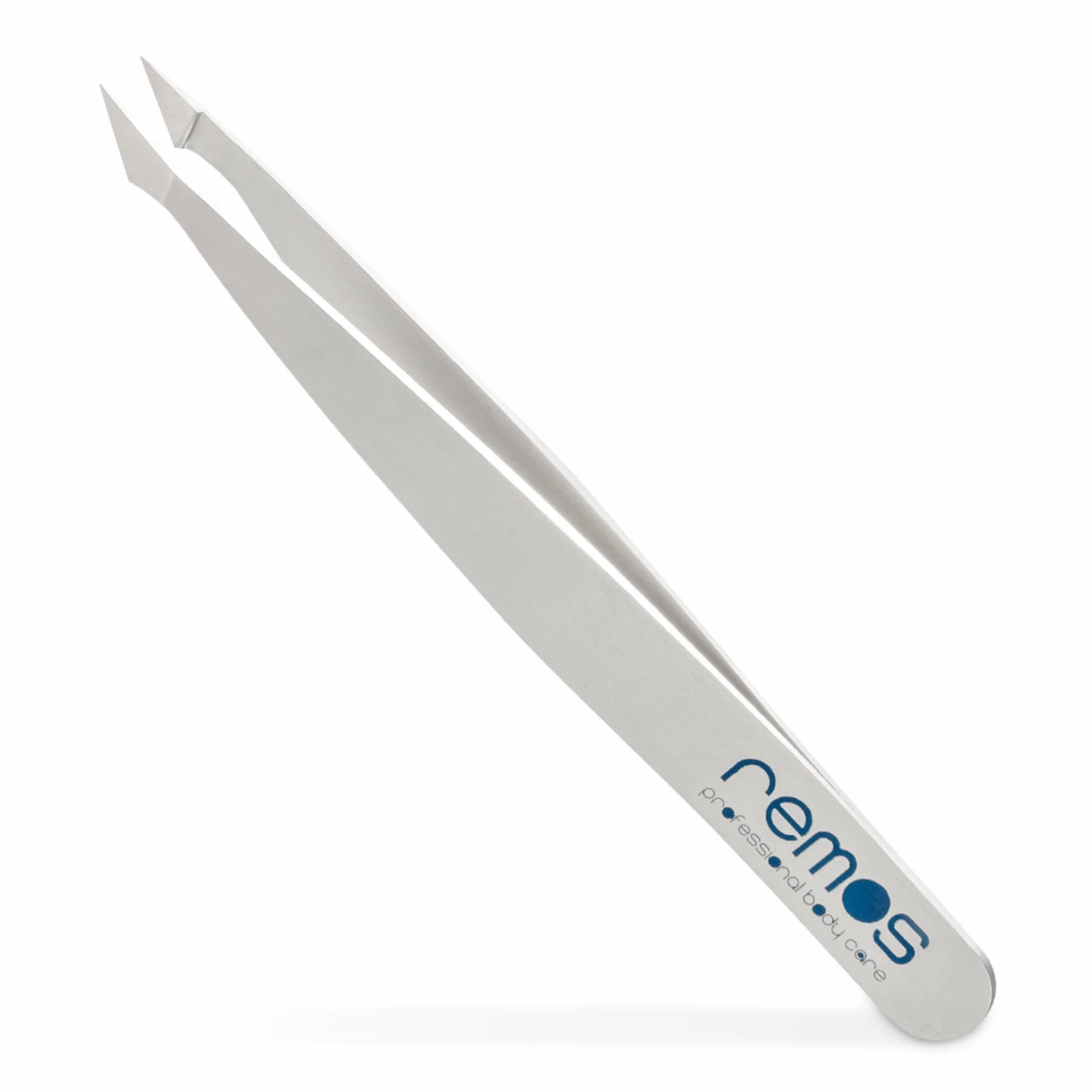 REMOS Pincette combinée [INOX] 9.5 cm - 2 en 1 pour échardes & cheveux - Satin