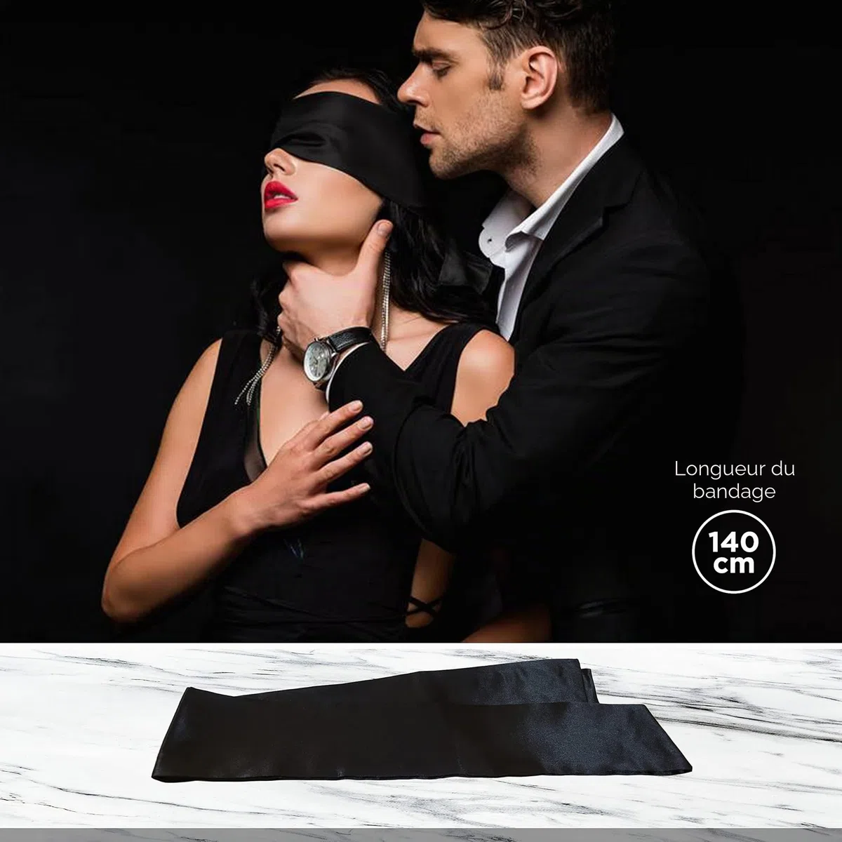 Menottes réglables en simili cuir, accessoire élégant pour l'intimité et la complicité, doux, durables et sûres