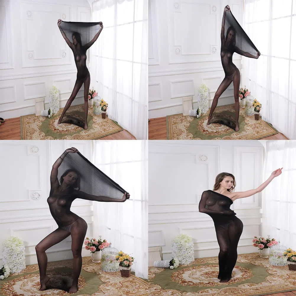 Camisole de force Bondage sac Sextoy pour couples Extrême Bas Sac de couchage érotique Sac de restraint Combinaison Zentai (Noir)