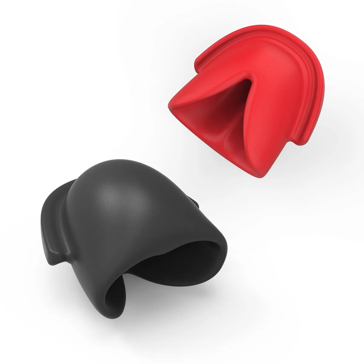 Gags Bouche En Silicone BDSM Bondage Ballgag Esclave Fétiche Jouet O-ring Ballgag Bâillon Bouche Sexe Pour Hommes, Femmes, Couples (Black)