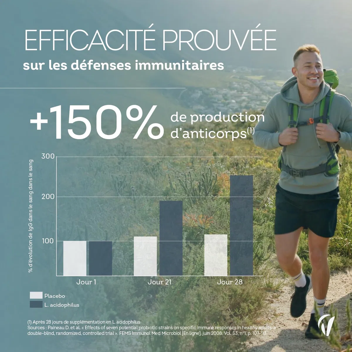 Probiotique Flore Intestinale - 7 souches dont Lactobacillus & Bifidobacterium - 28 Milliards d'UFC/jour - Transit & Microbiote Intestinal - 60 Gélules Végétales – Fabriqué en France - Vitavea