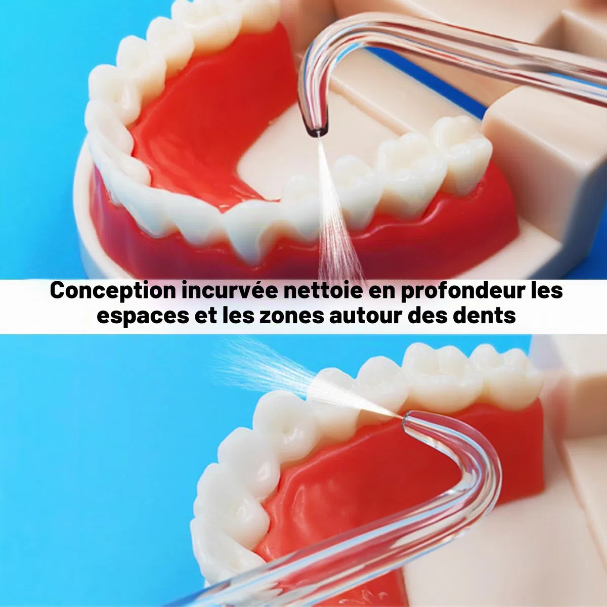 Embouts de rechange compatibles avec hydropulseur Waterpik, étui de rangement et 9 embouts, compatibles avec Waterpik Aquarius Water Flosser, WP-660, WP-580, WF-20, WP-662, WP-667CD, WP-100, WP-250
