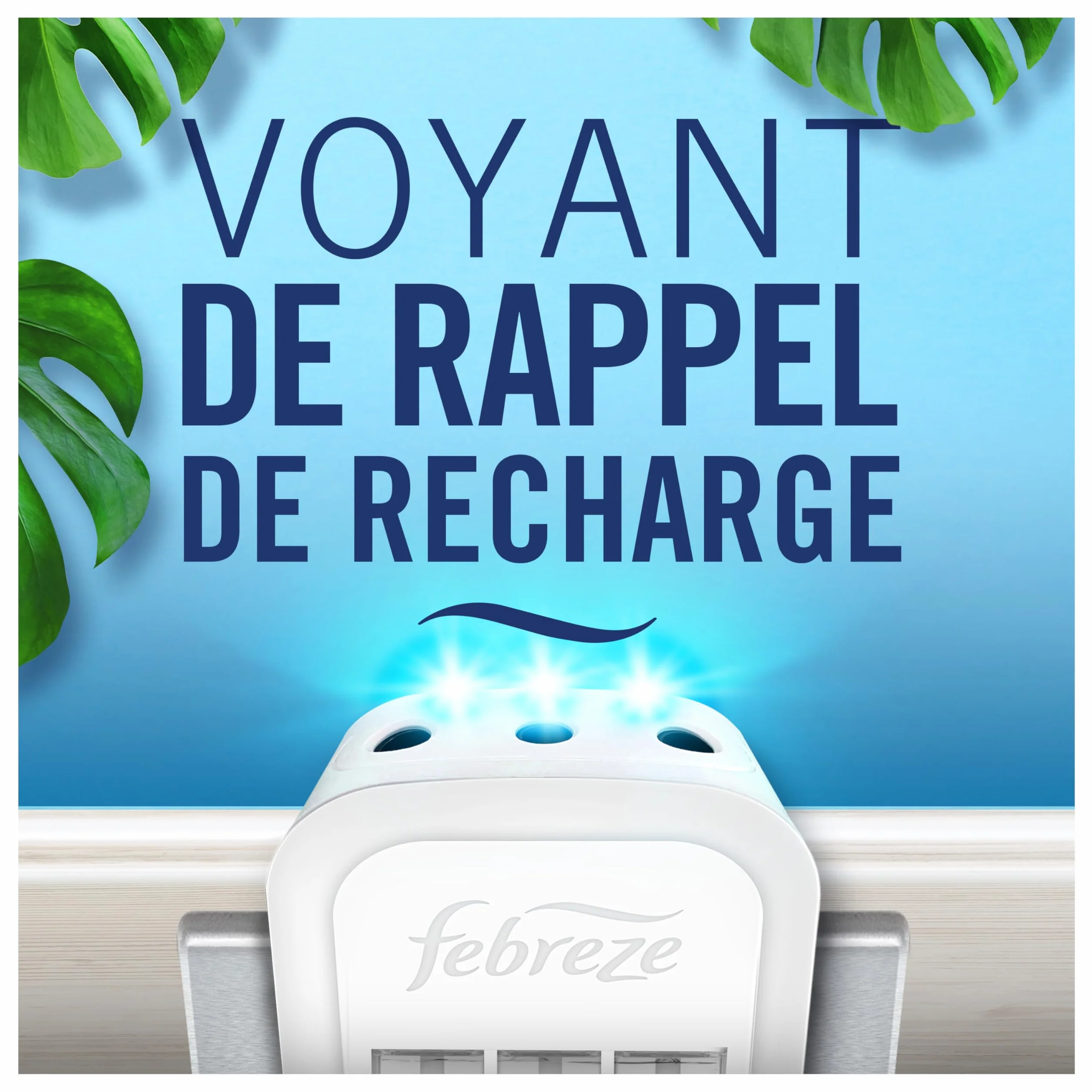 Febreze Désodorisant Électrique, Méga Pack de Recharges (4 Recharges de 20ml avec 3 Parfums en Alternance), Parfum Eveil Printanier de Lenor, Combat les Odeurs en Continu, Fraîcheur Jusqu'à 90 Jours