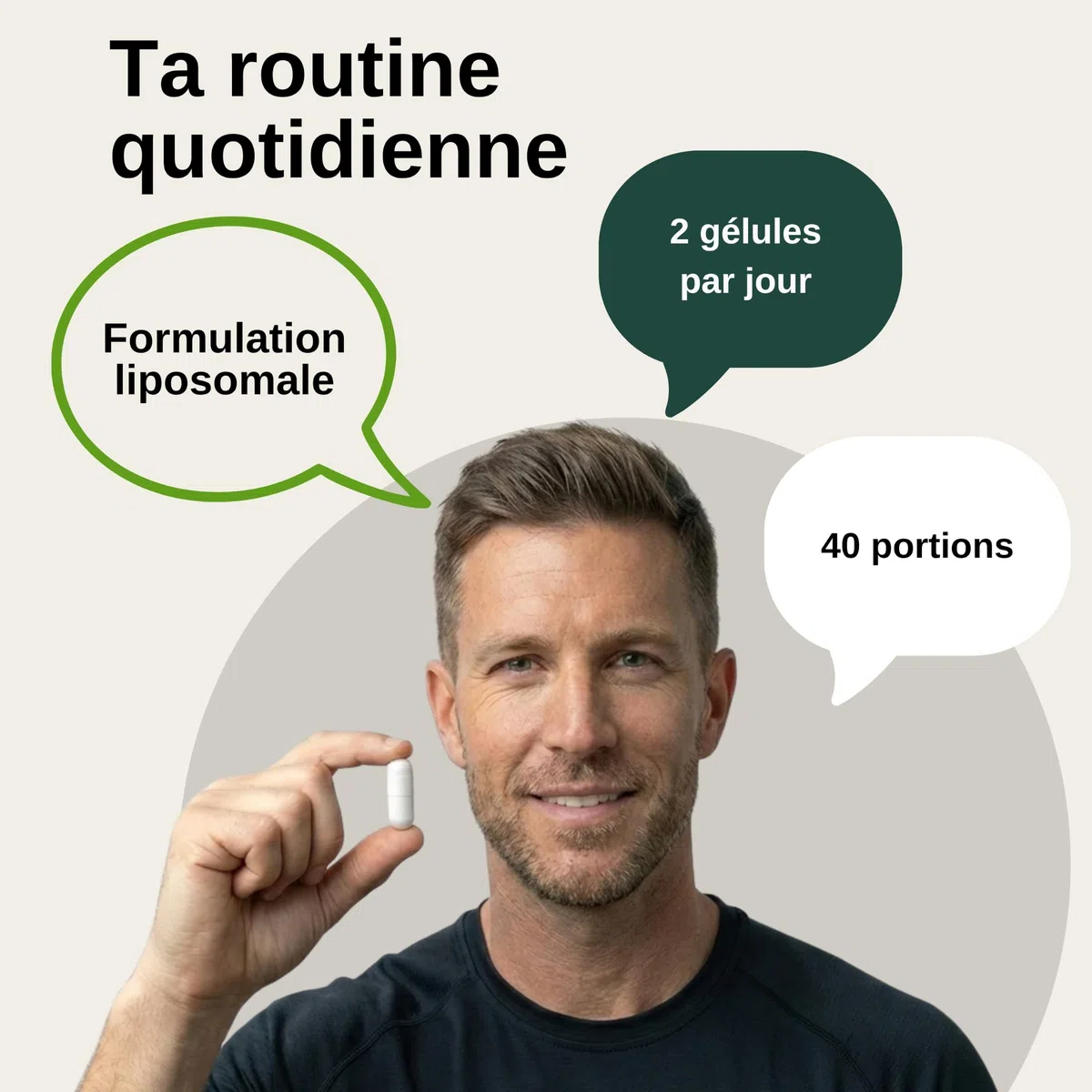 Vita Elements Complexe NAD+ - 80 gélules - Nicotinamide Riboside - Lot de 5